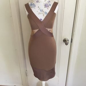 Tan VPL Harness dress